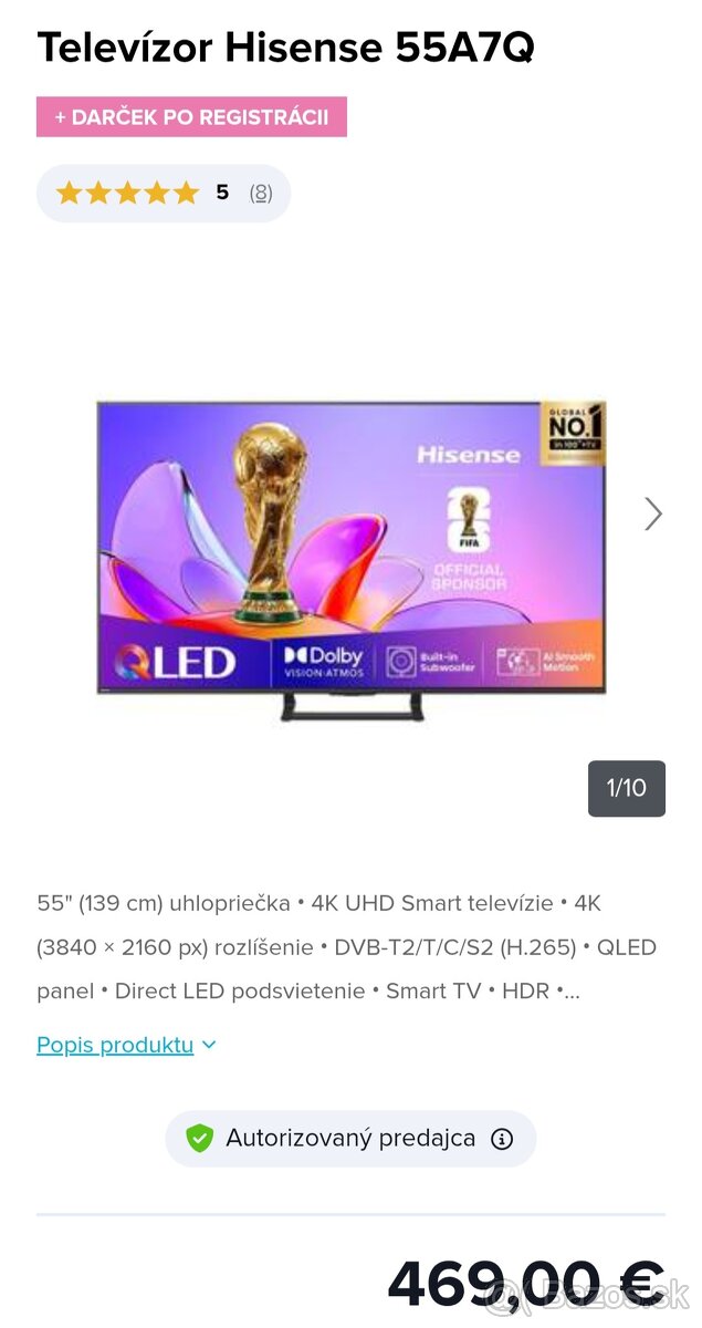 Hisense 55A7KQ - 3