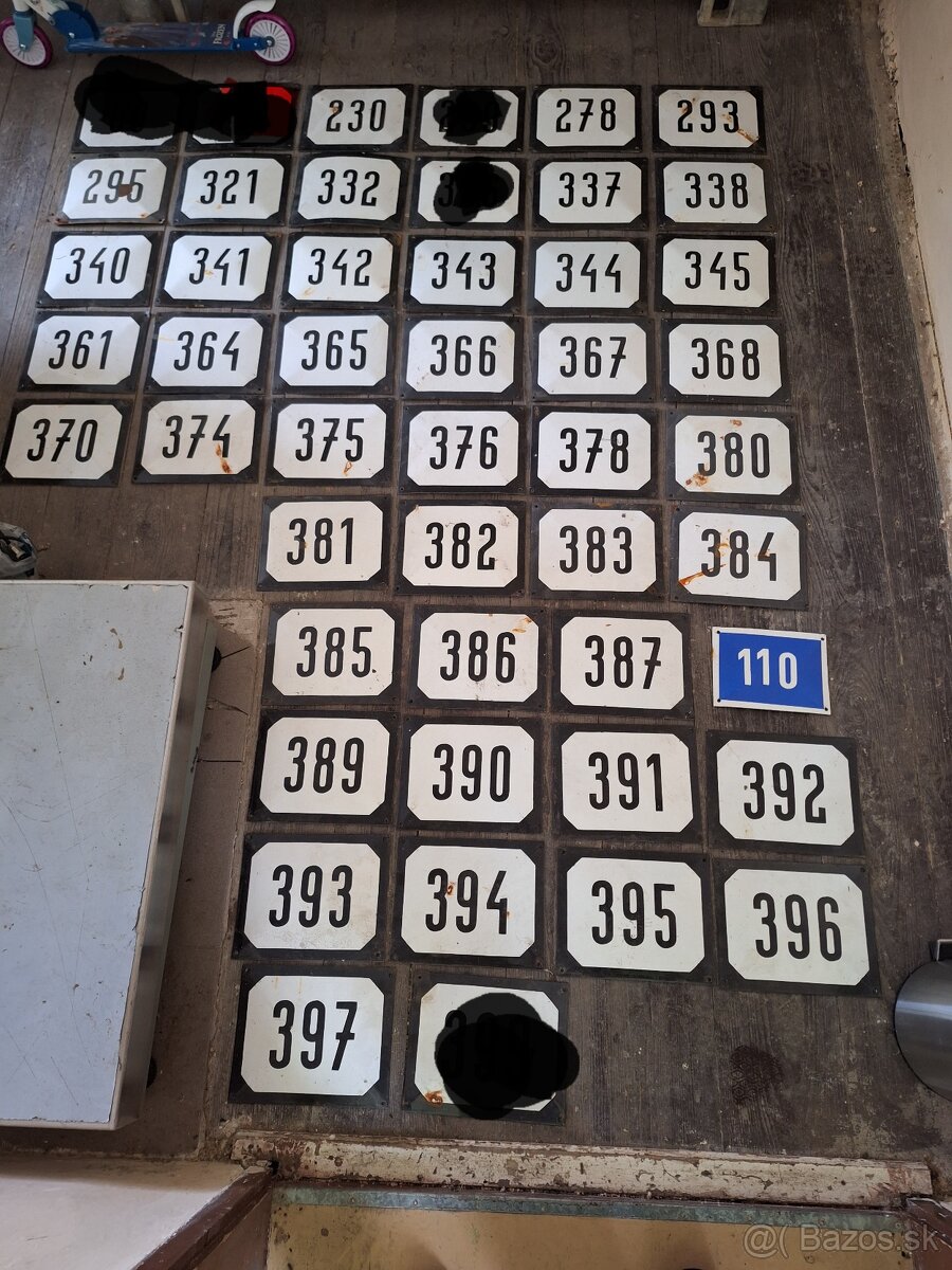 Smaltované čísla - 3