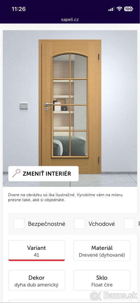 Drevené dvere Sapeli - 3