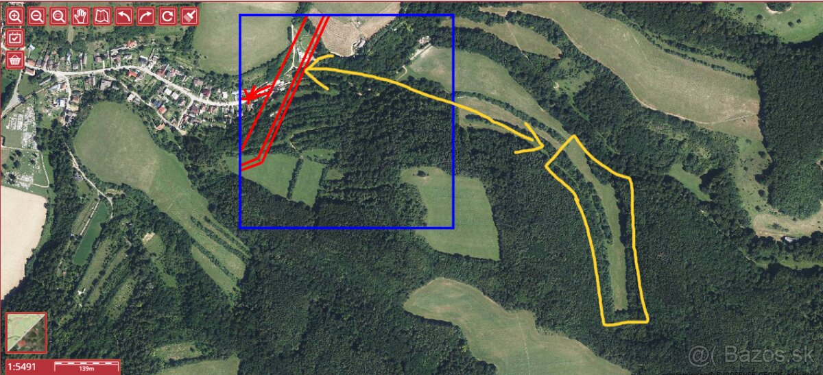 PREDAJ: Pozemok v obci Beckov - 3