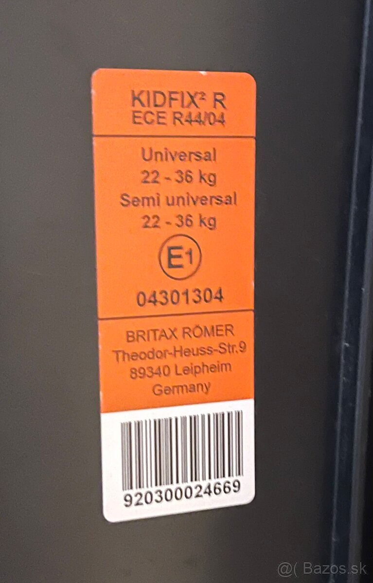 Autosedačka Britax Römer Kidfix 2 R - 3