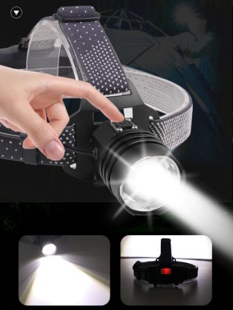 Predam LED zumovacia čelovka XHP50 - 3