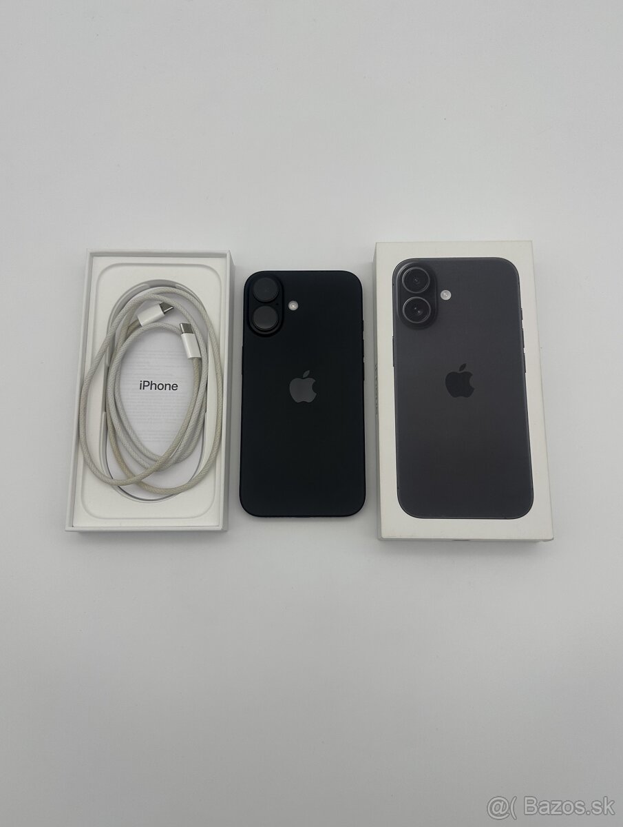 iPhone 16 128GB Black (96% Batéria) + ZÁRUKA - 3