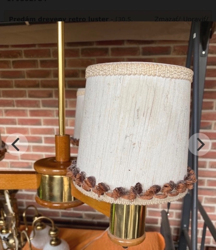 Predám retro luster - 3
