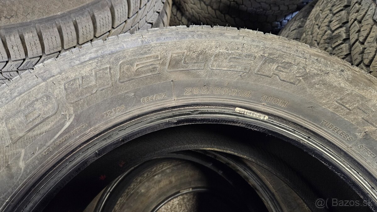 Dueler 265/60 r18 - 3