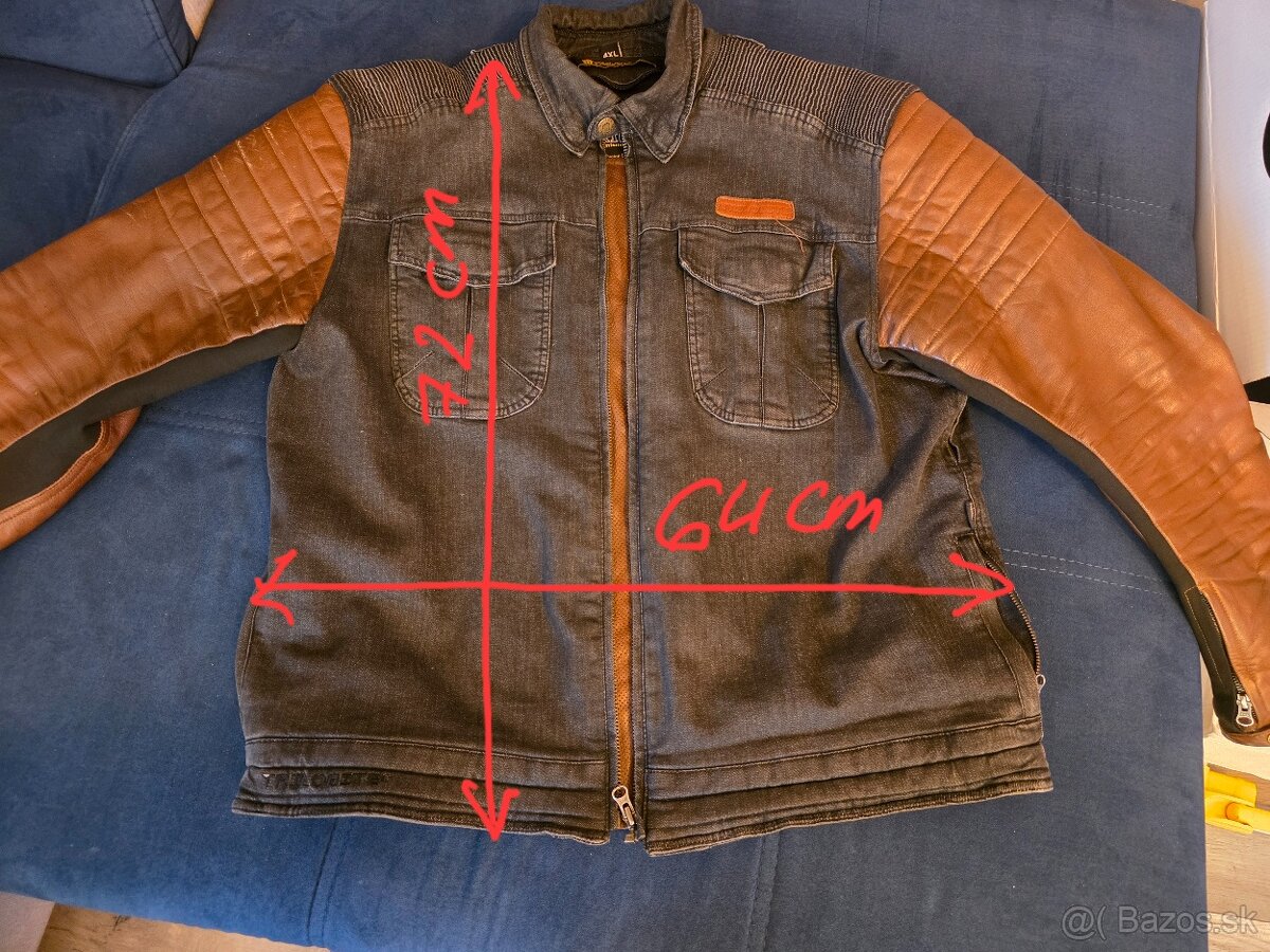 Motorkárska bunda TRILOBITE ACID SCRAMBLER 964 hnedá - 3