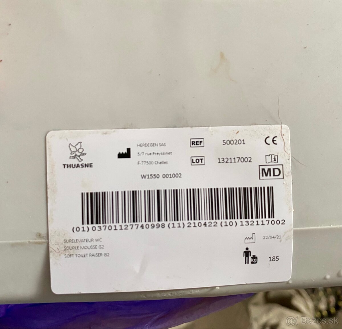 sedák mäkký - vyvýšené WC sedadlo - 3