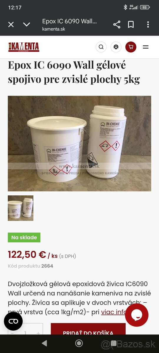 Kamenný koberec chémia - 3