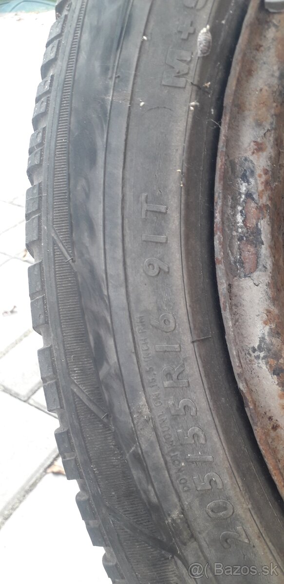 koleso plech disk 5dierovy 16´´ zimna guma - 3