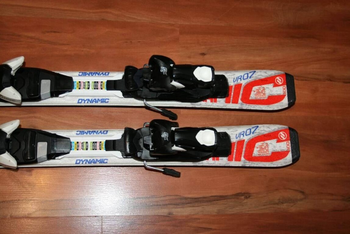lyže dynamic 100 cm ,lyžiarky salomon , set - 3