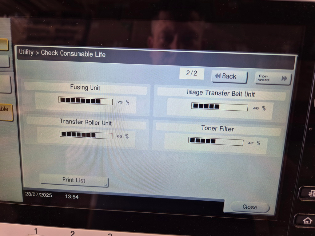 Konica Minolta bizhub C458 - 158414 strán - 3