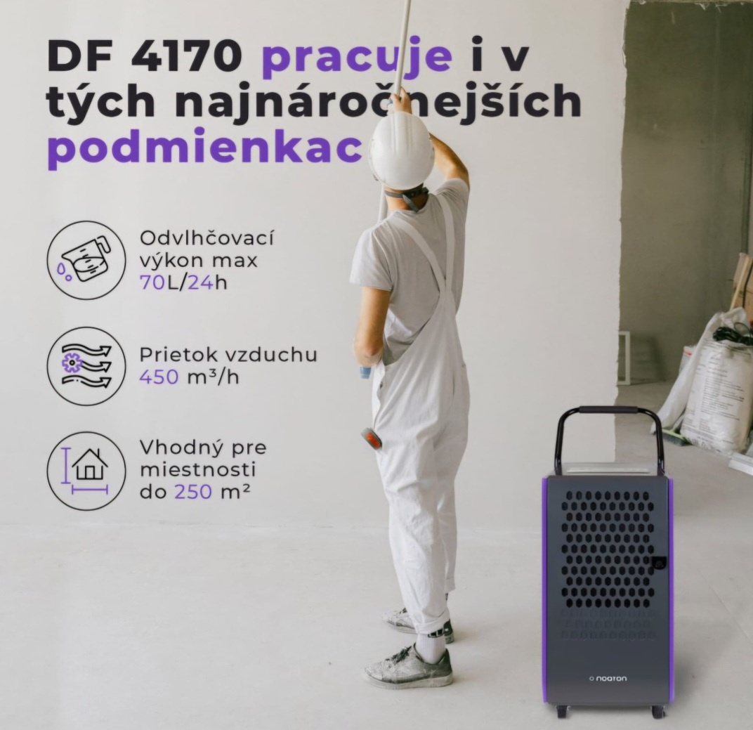 ✅️ Profi odvlhčovač Noaton DF 4170 - 3