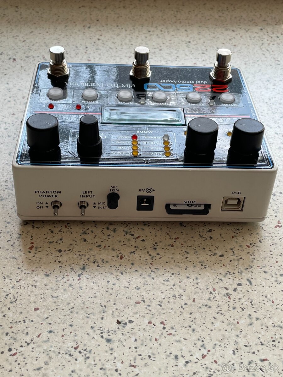 Electro Harmonix 22500 Dual Stereo Looper - gitarový efekt - 3