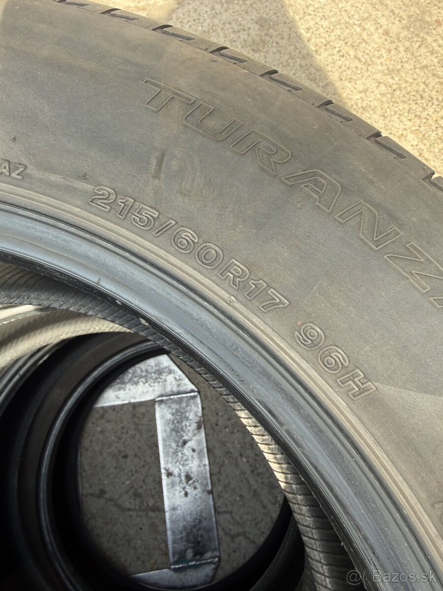 215/60 R17 bridgestone letne - 3