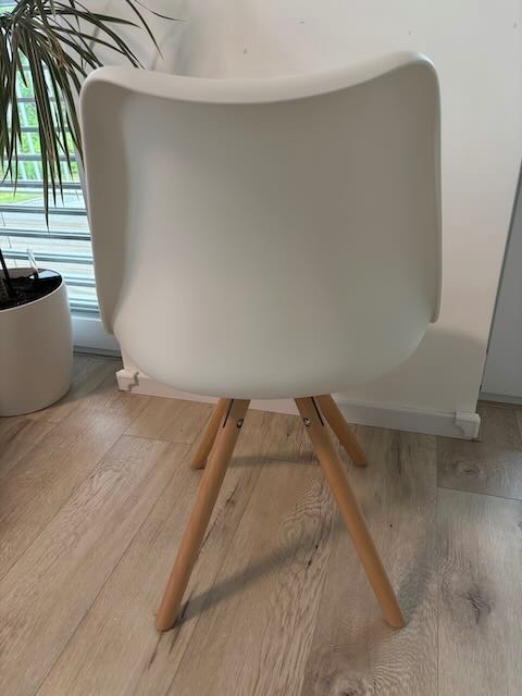 Kuchynská stolička KATHRYN (biela) - 3