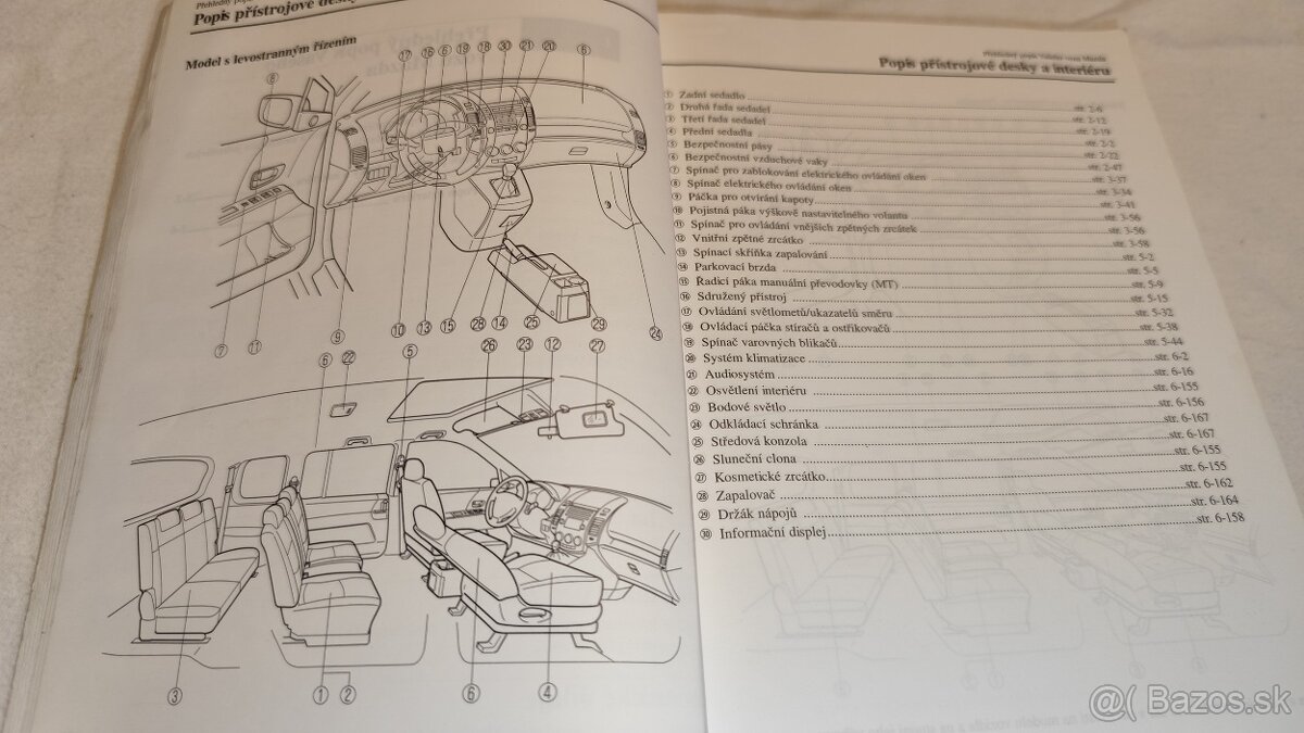 MAZDA 5 - návod k obsluze - uživatelská příručka - 3