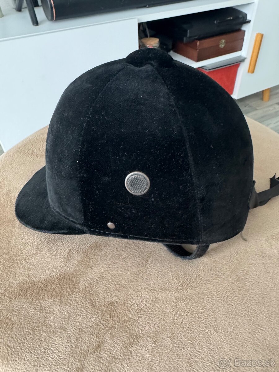 Prilba na kona - detska velurova - 3