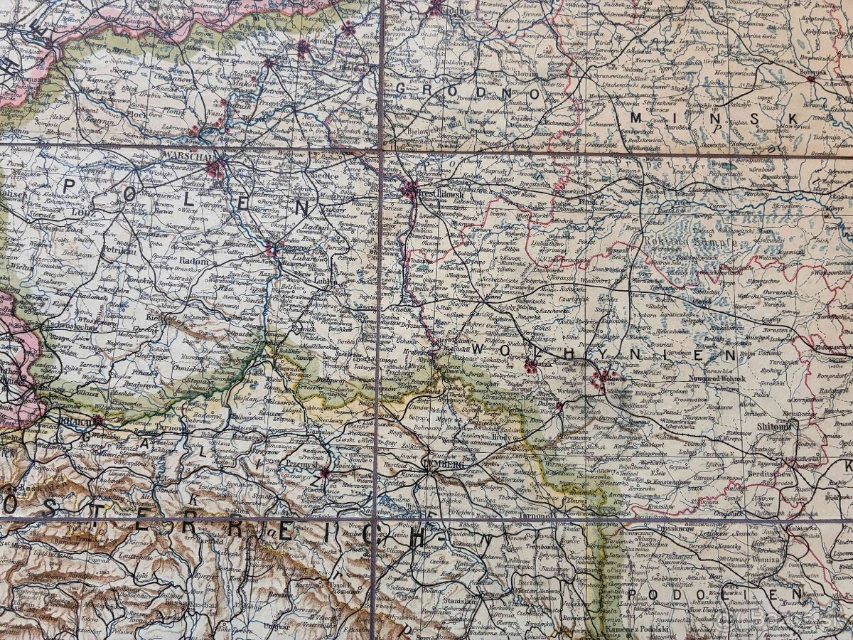 Rak.-uhorská mapa Ostfront - 3