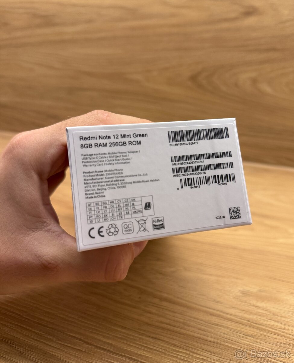 Xiaomi Redmi Note 12 Mint Green 8GB/256GB - 3