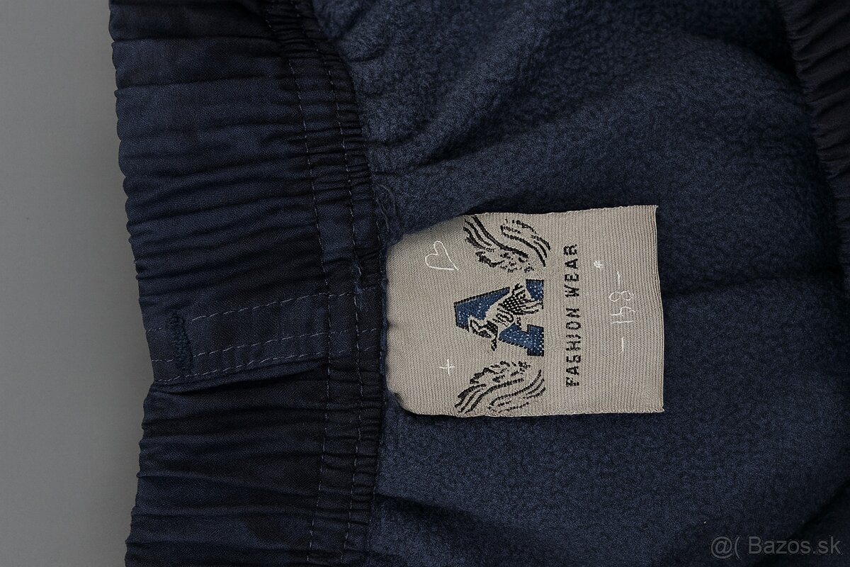 Zateplené detské nohavice 158 - 3