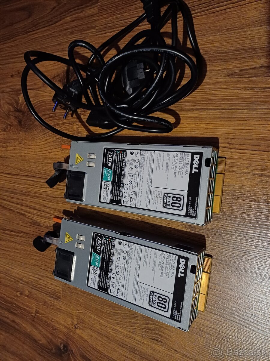 2x serverový zdroj Dell 750W - 3