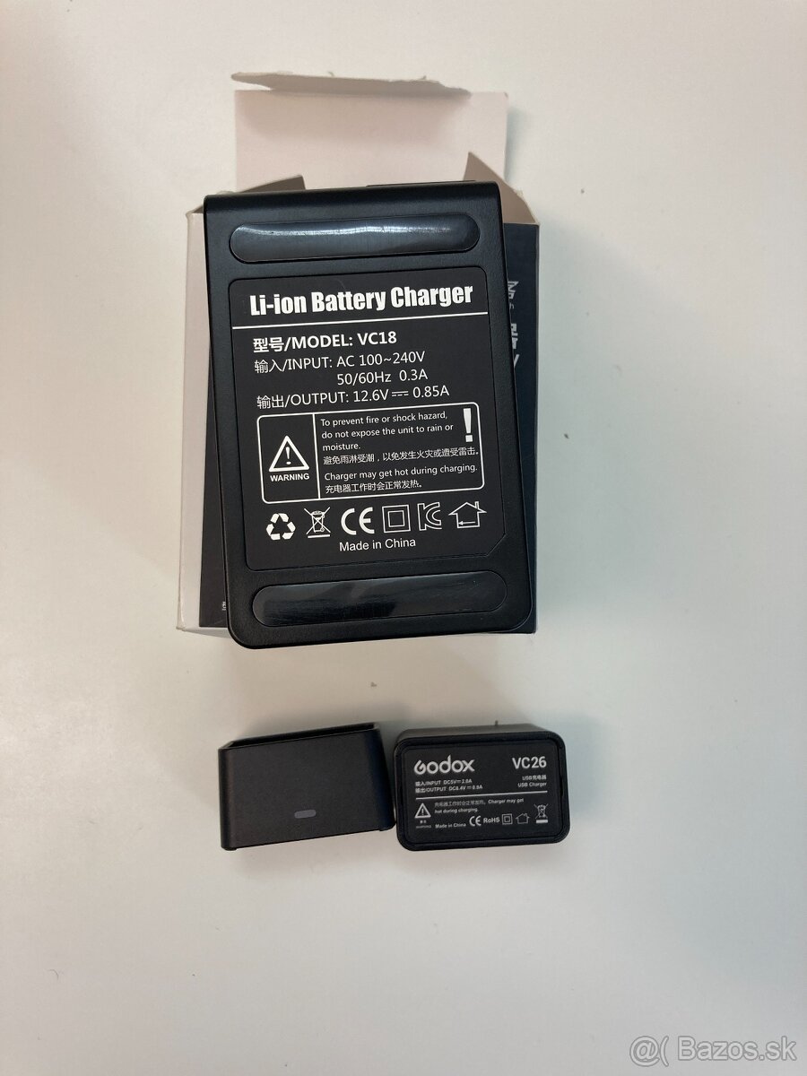 Nabíjačka Godox VC26 , VC18 - 3