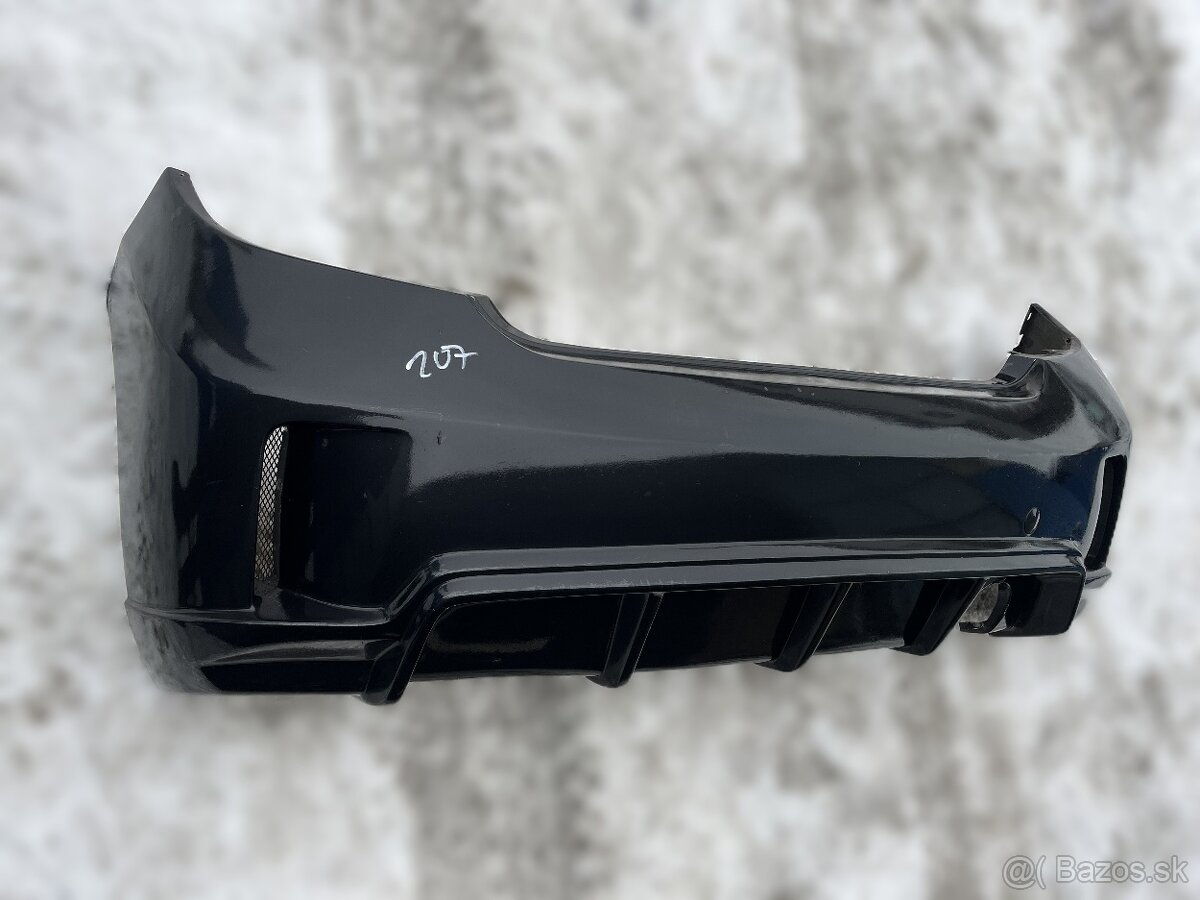 Zadný nárazník Peugeot 207 černý - 3