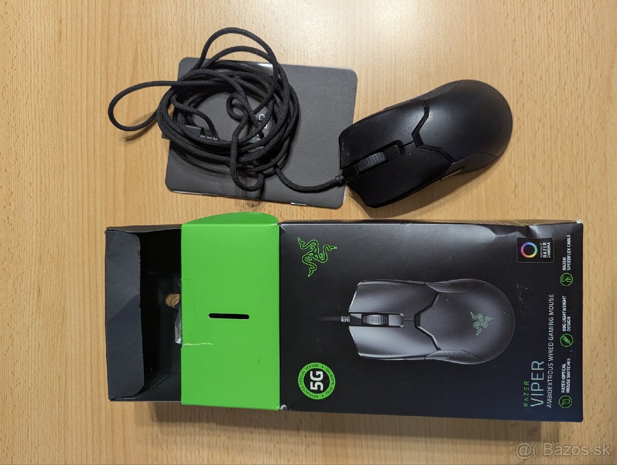 Predám myš Razer VIPER - 3