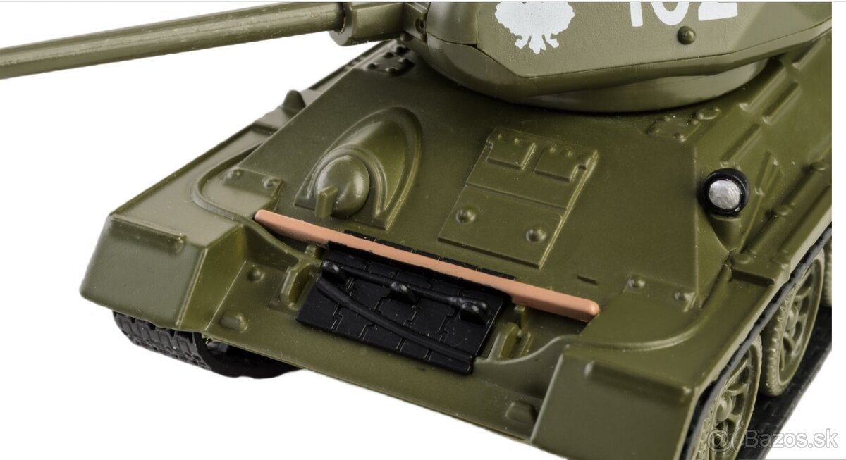 Tank T34 1:43 zelený - 3