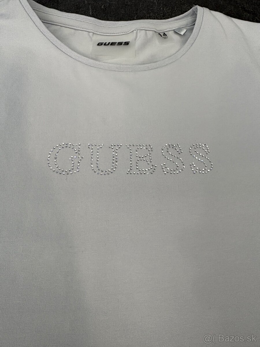 Tričko Guess modré 164 14 rokov - 3