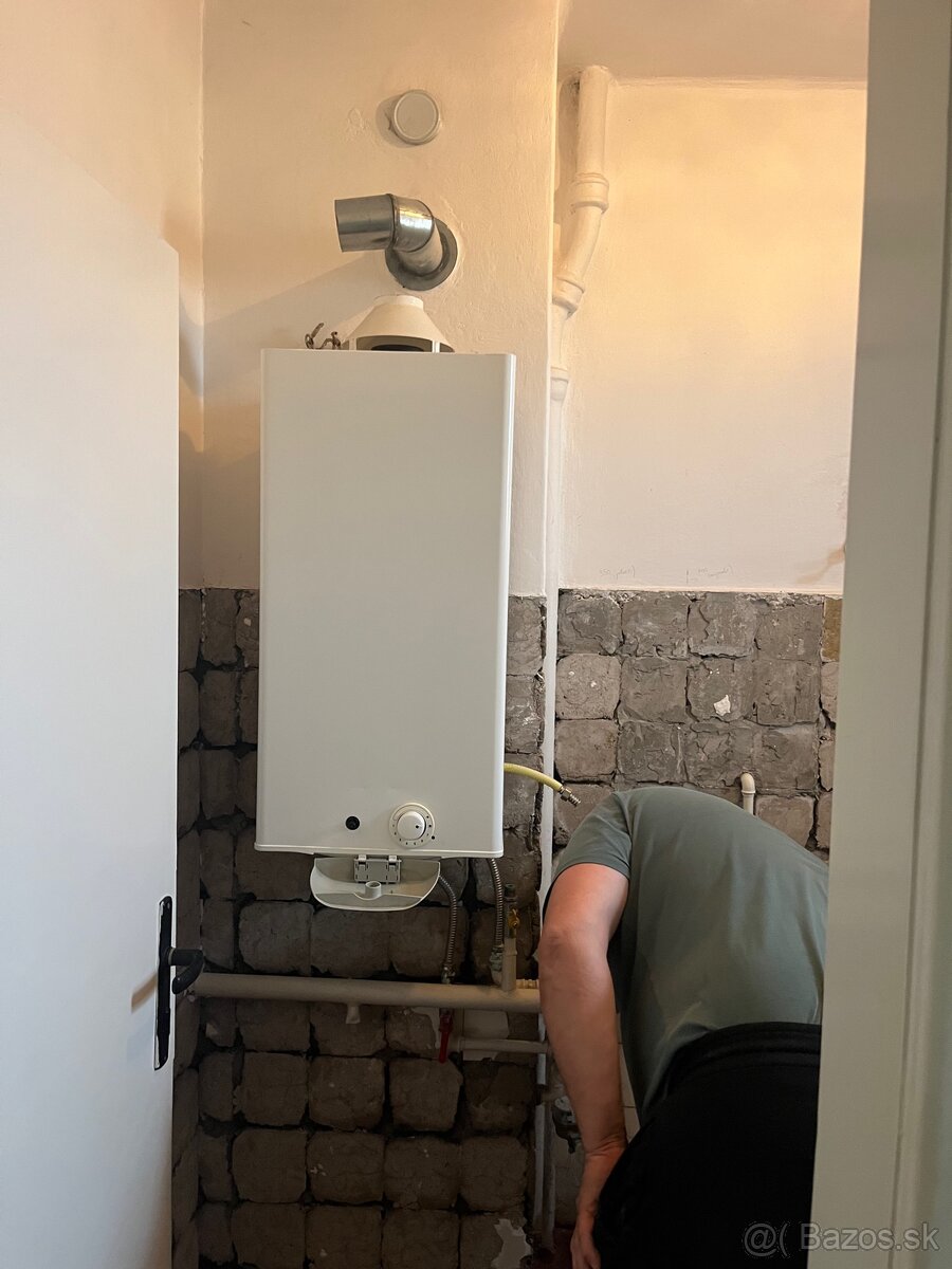 Plynové gamatky a plynový kotol na ohrev vody - 3