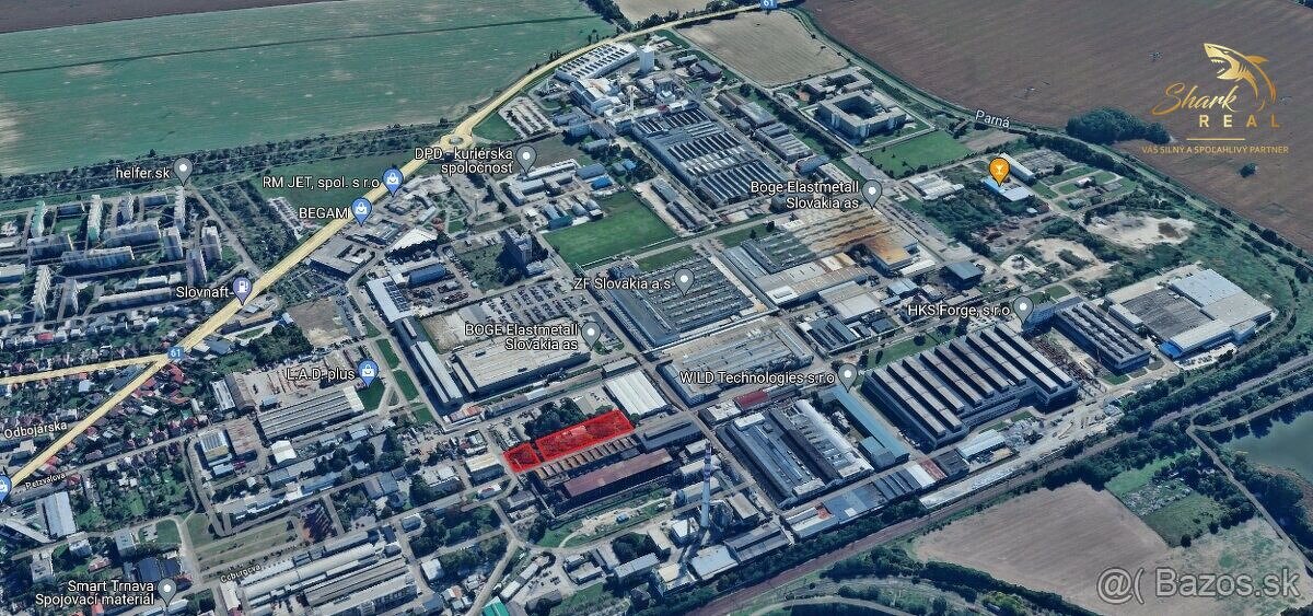 Hala s pozemkami v priemyselnej zóne v Trnave - 3