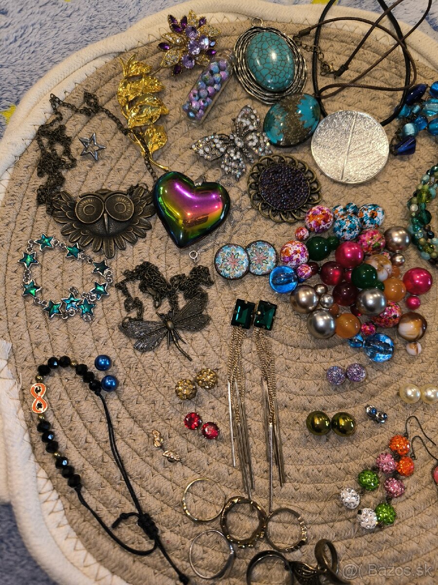 Bižutéria,náušnice,náhrdelníky,brošne,prstene,prívesky - 3