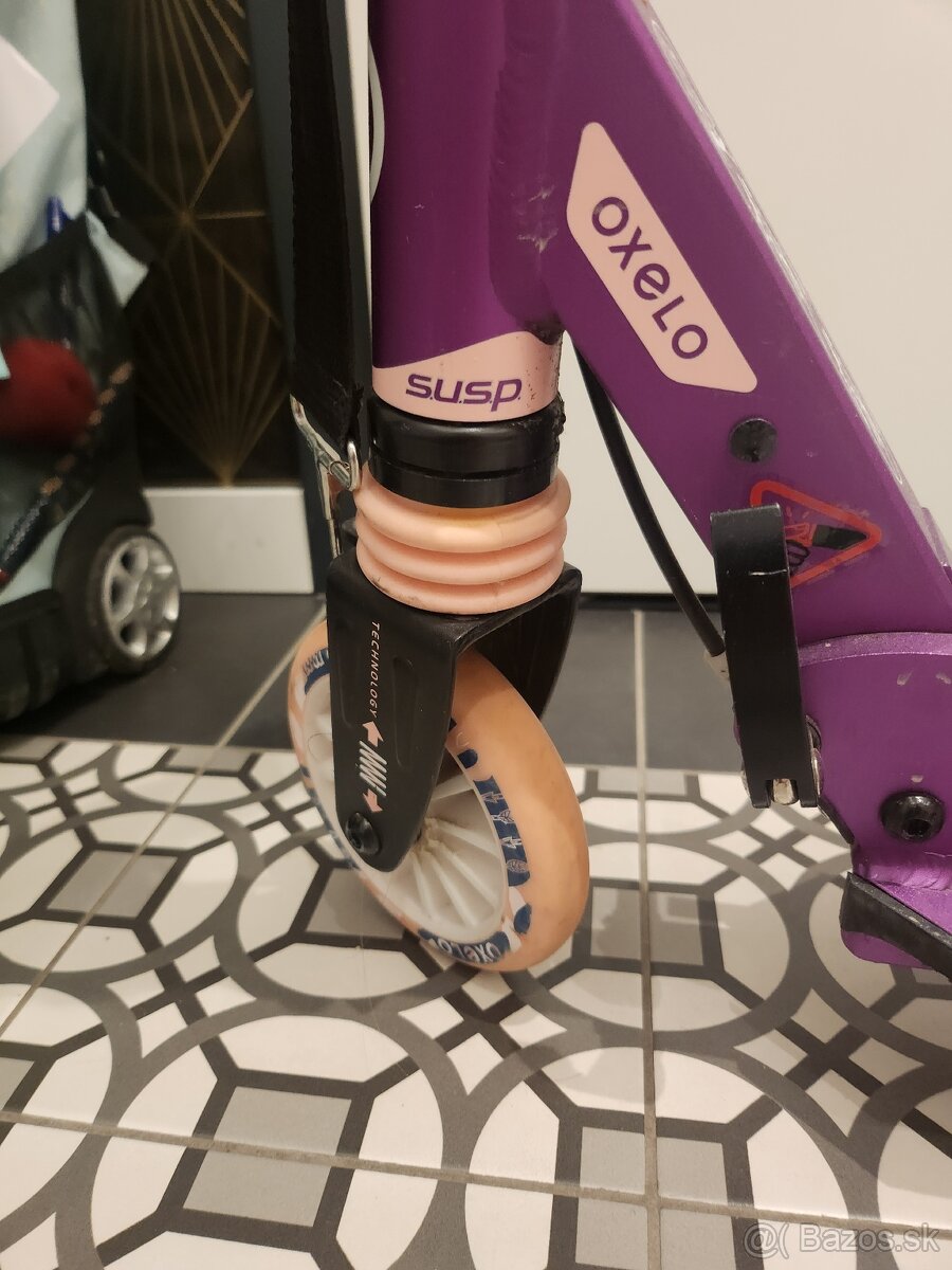 Detská kolobežka OXELO MID 5 fialová - 3