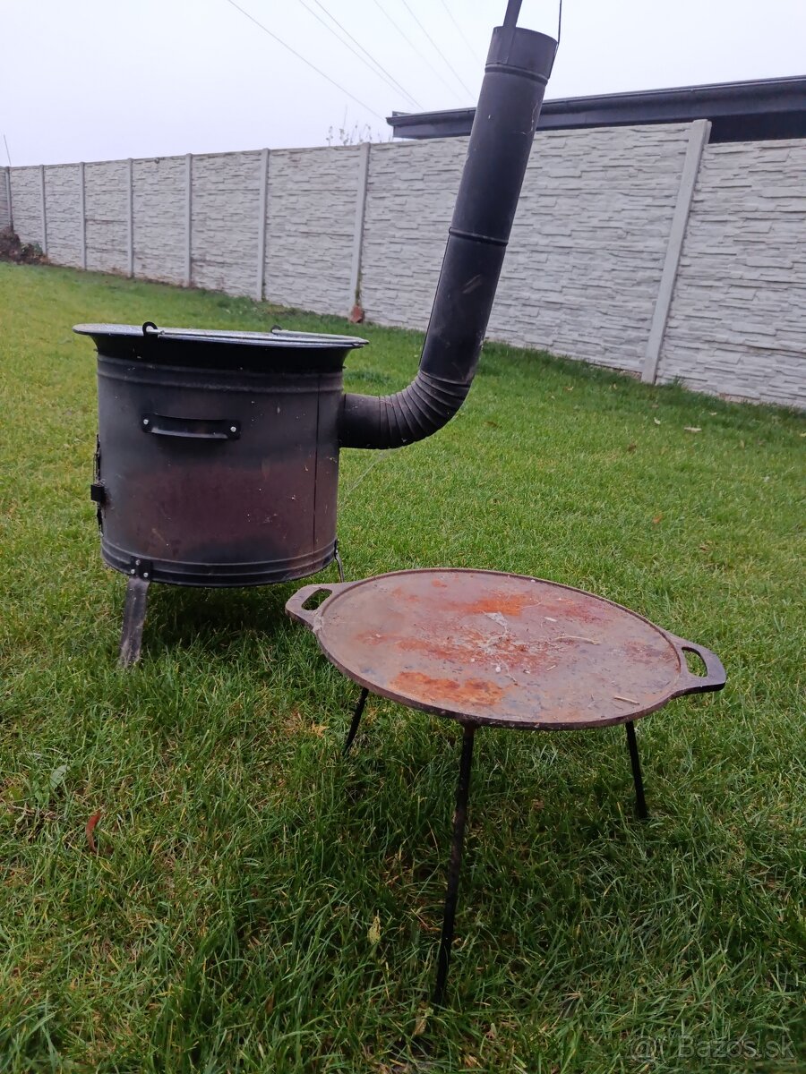 Kotlina na gulas, 25l kotlik, prikryvka, naberacka a varecha - 3