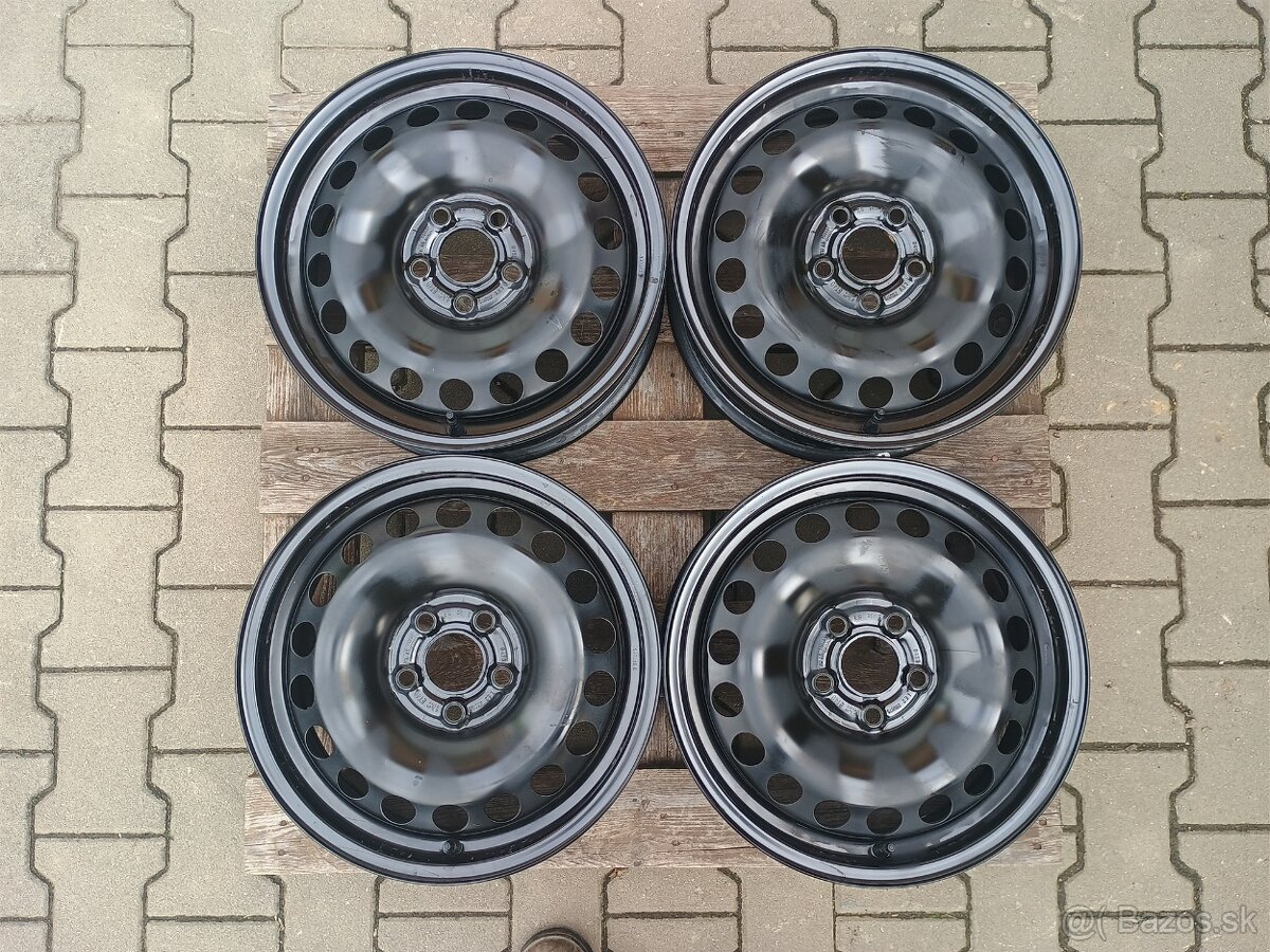 Orig. plechové disky VW, Škoda, Seat, Audi R15 5x100 ET40 - 3