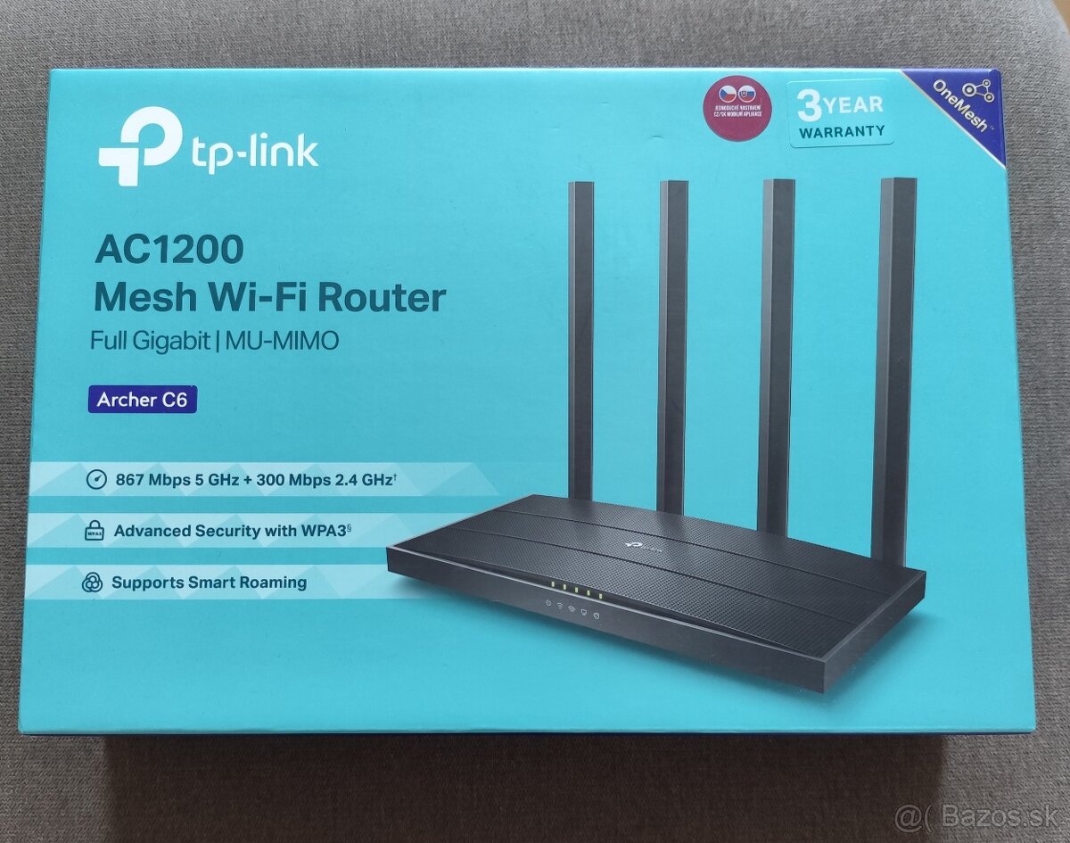 Wifi router TP-lingňk Archer C6 - 3