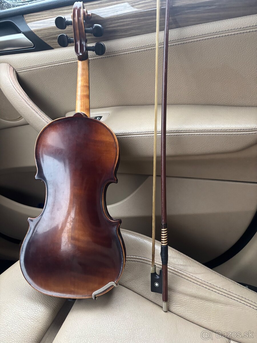 Predam husle 1/4 detske komplet ustrojene + slák - 3