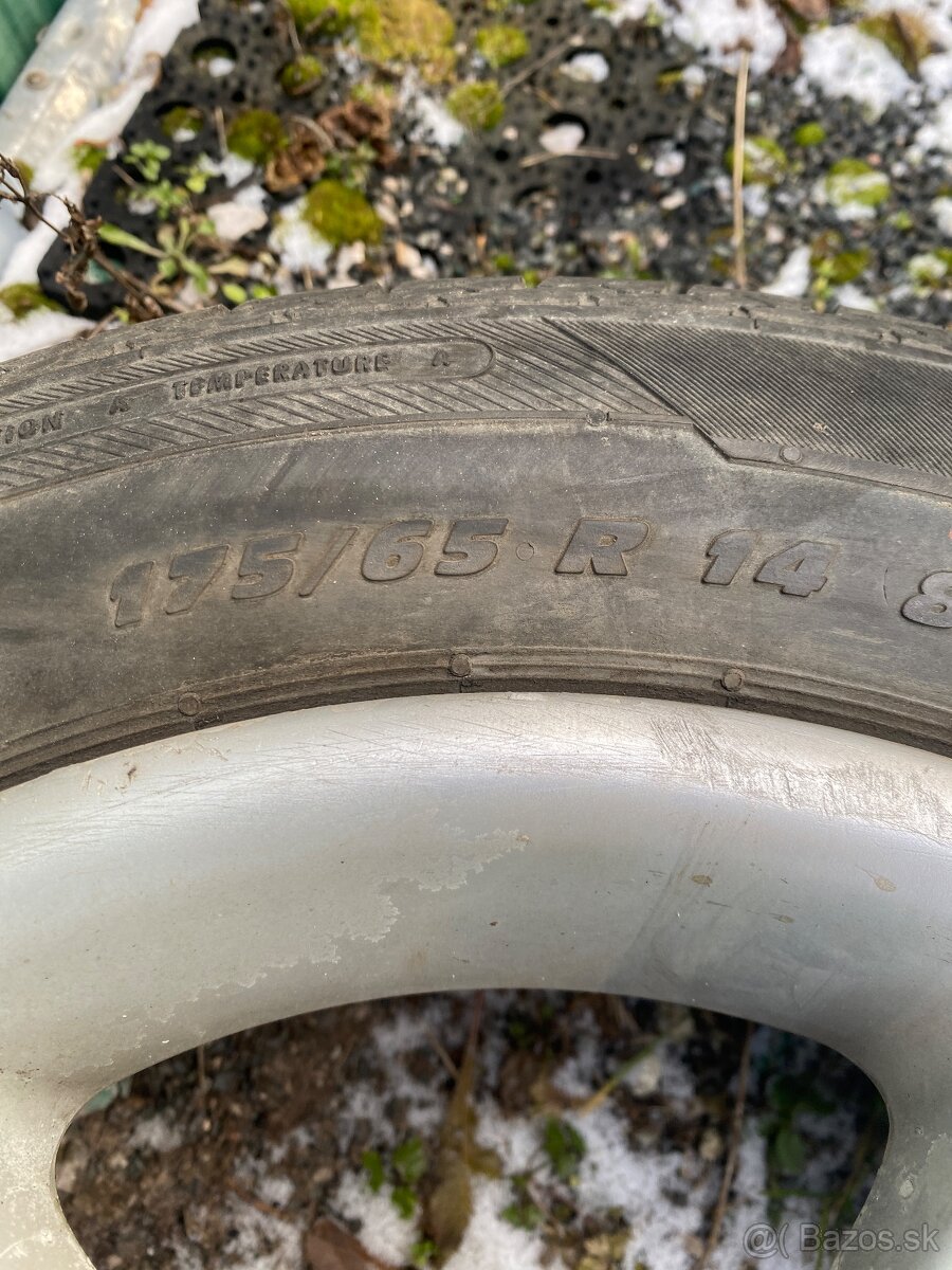 Hyundai Getz – hliníkové disky R14 s pneumatikami - 3