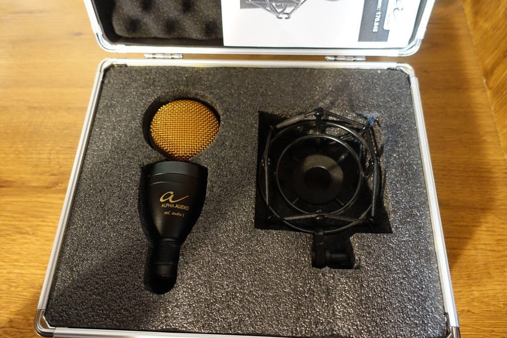 Štúdiový kondenzátorový mikrofón Alpha audio studio L - 3