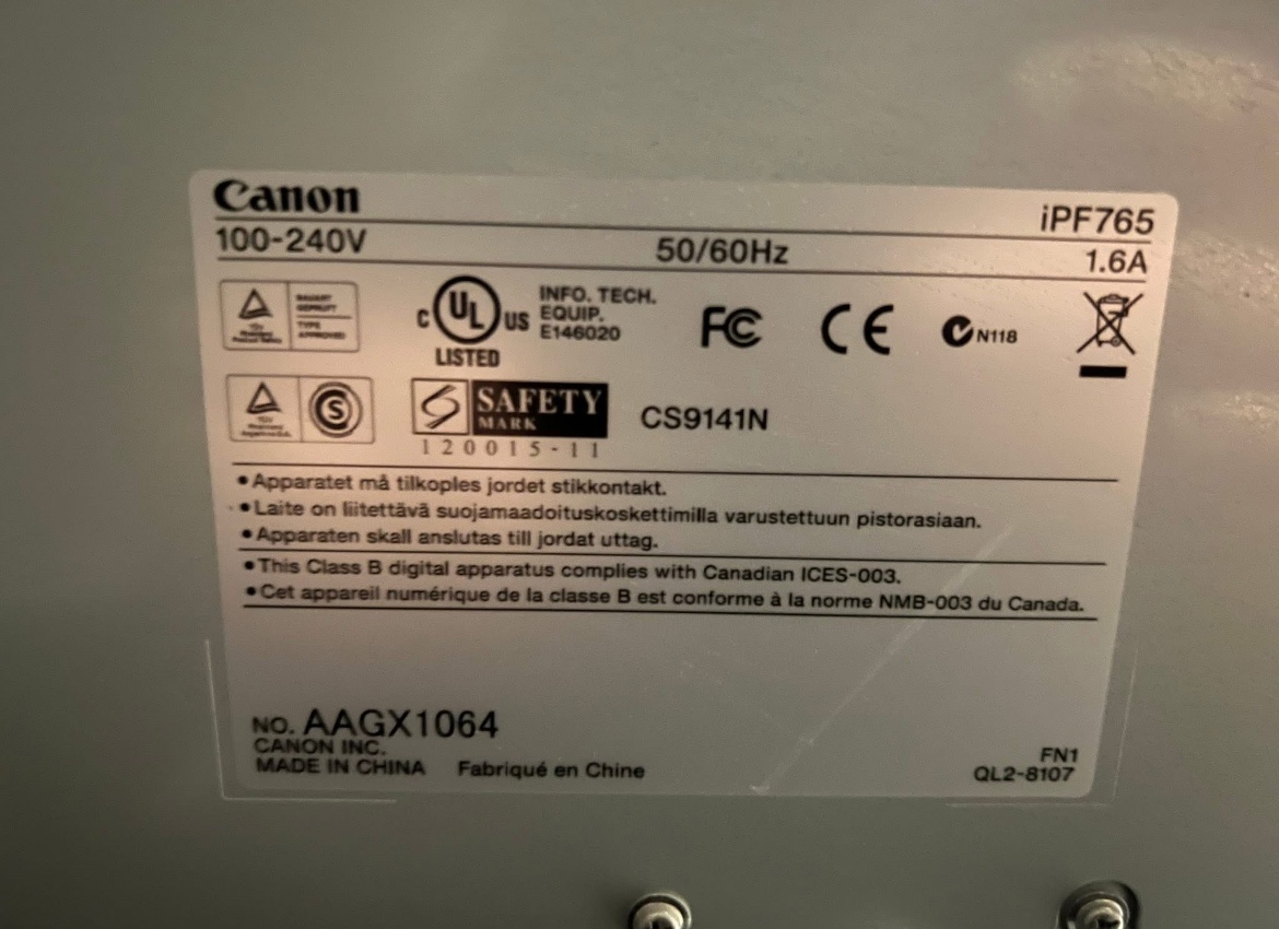 Velkoformátový skener Colortrac M40 + ploter Canon - 3