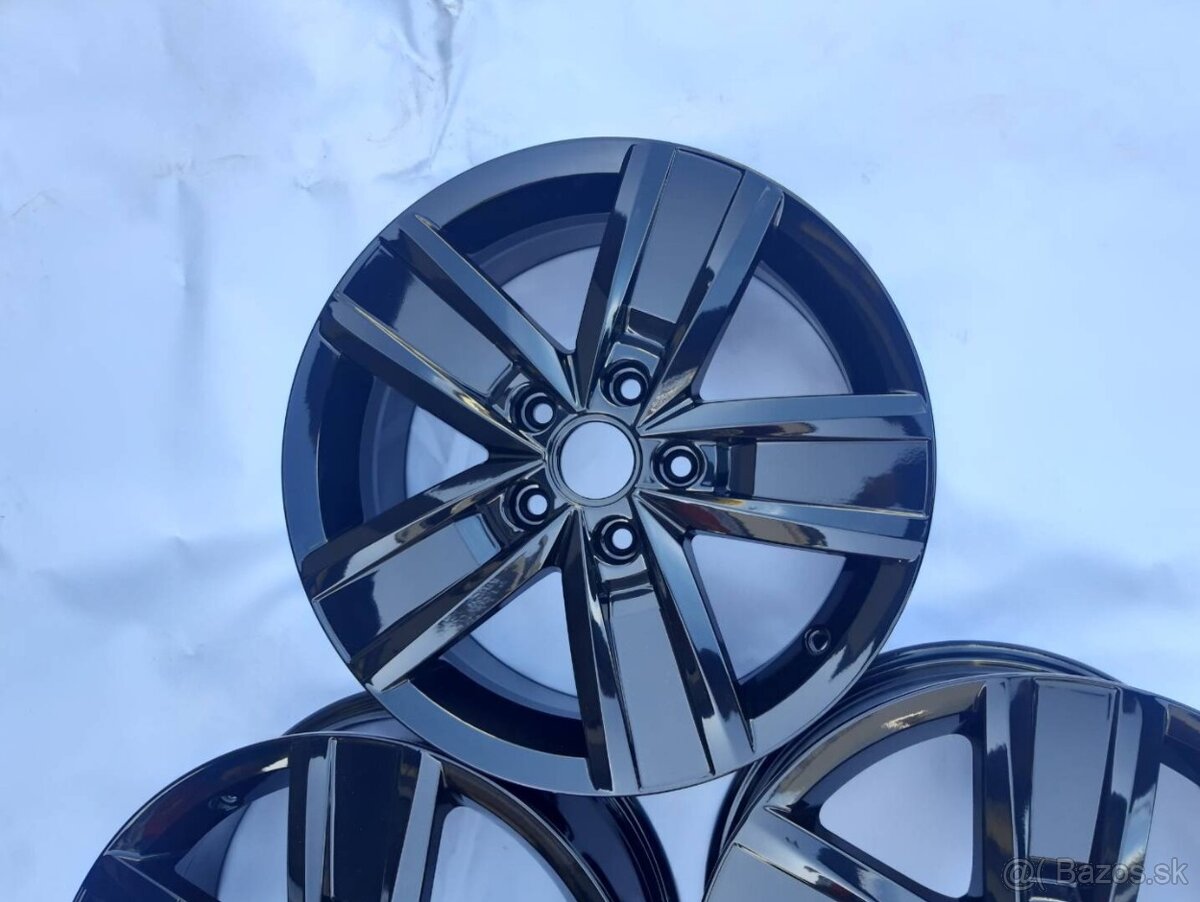 Alu disky orig. Volkswagen T5 T6 R17 ET55 7J černé - 3