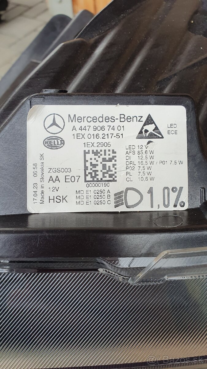 Mercedes Benz Led svetlomety - 3