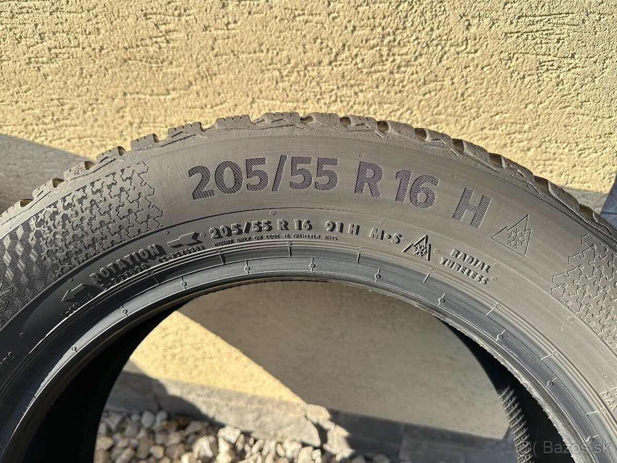 205/55 R16 91H zimné CONTINENTAL - 3