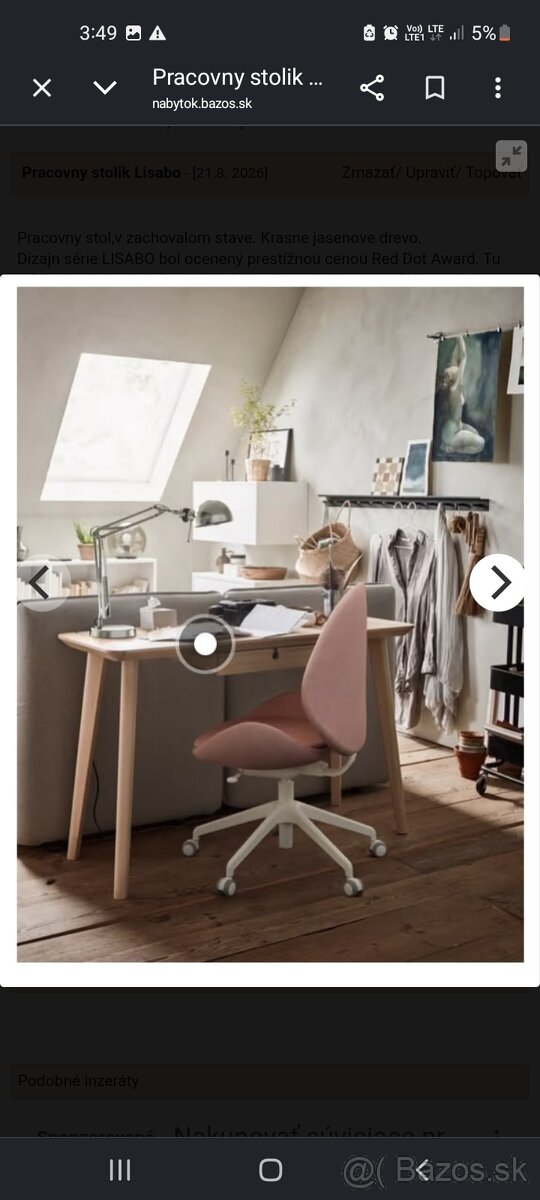 Stol ikea Lisabo - 3