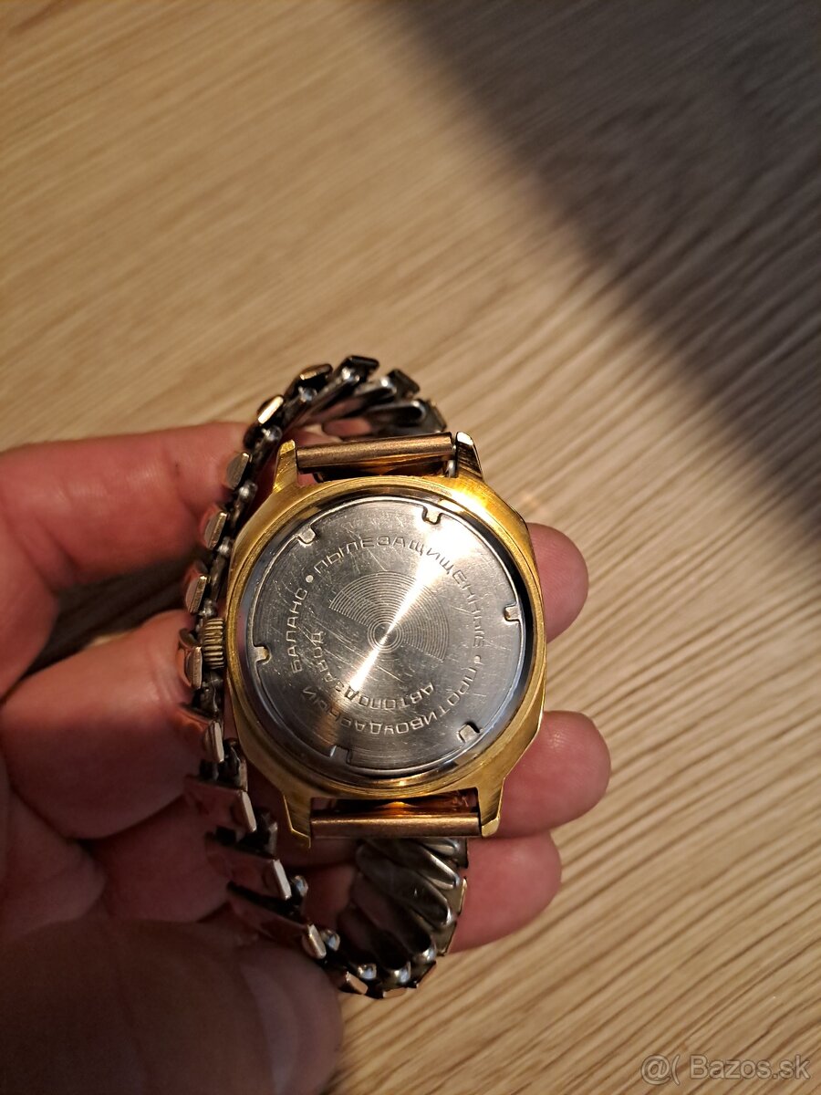 Pánske zlate hodinky Raketa - 3