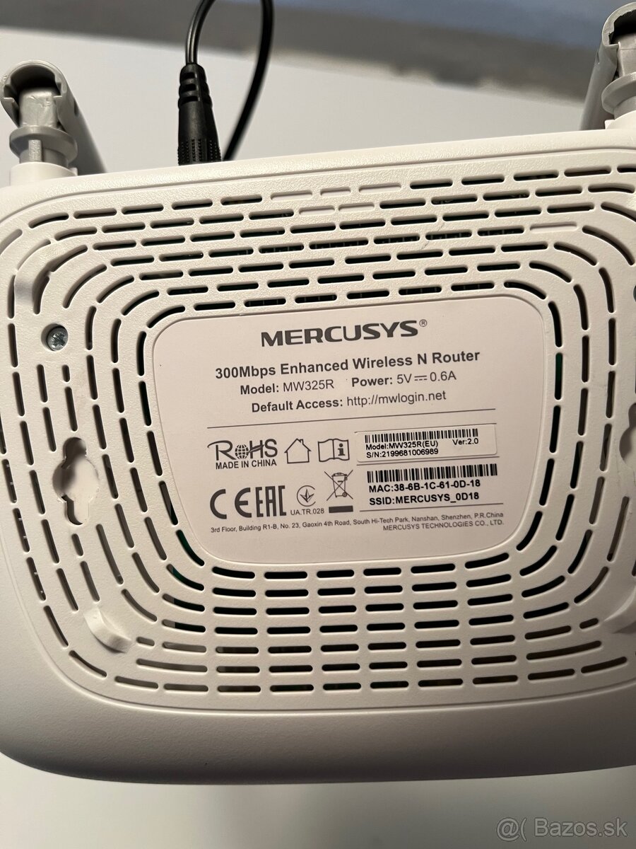 WiFi router Mercusys MW325R - 3