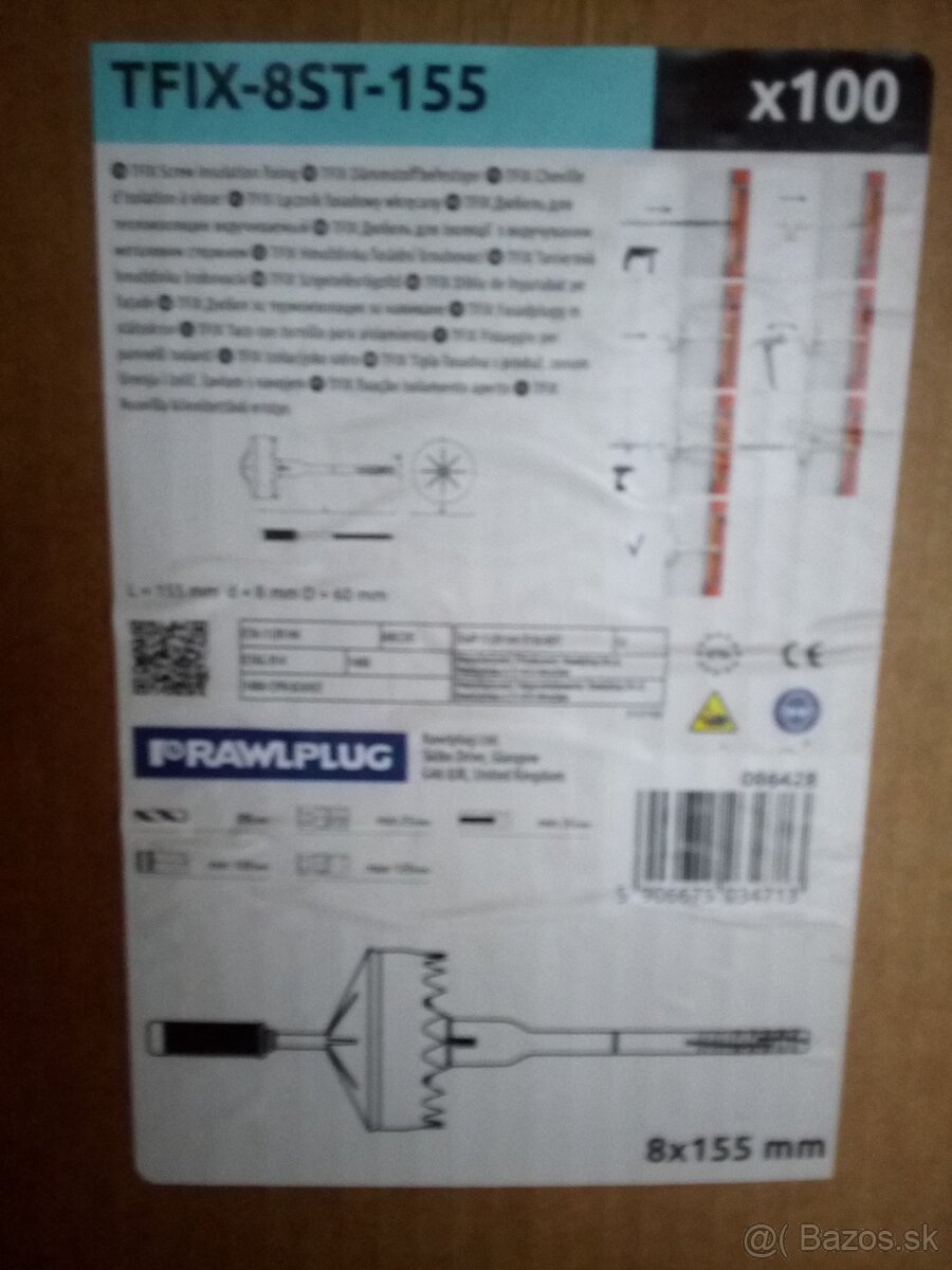 ZatepĽovacie hmoždniny - kotvy - 3