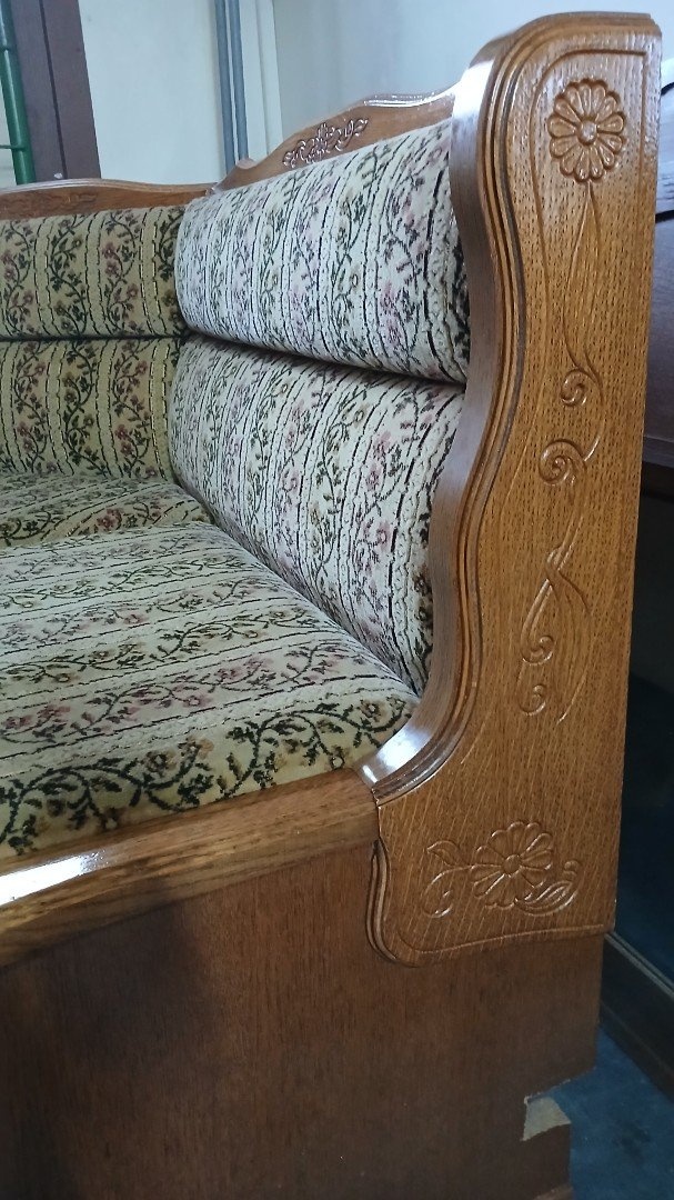 Rustikálna rohová lavica+2stoličky+rozkl.stôl - 3