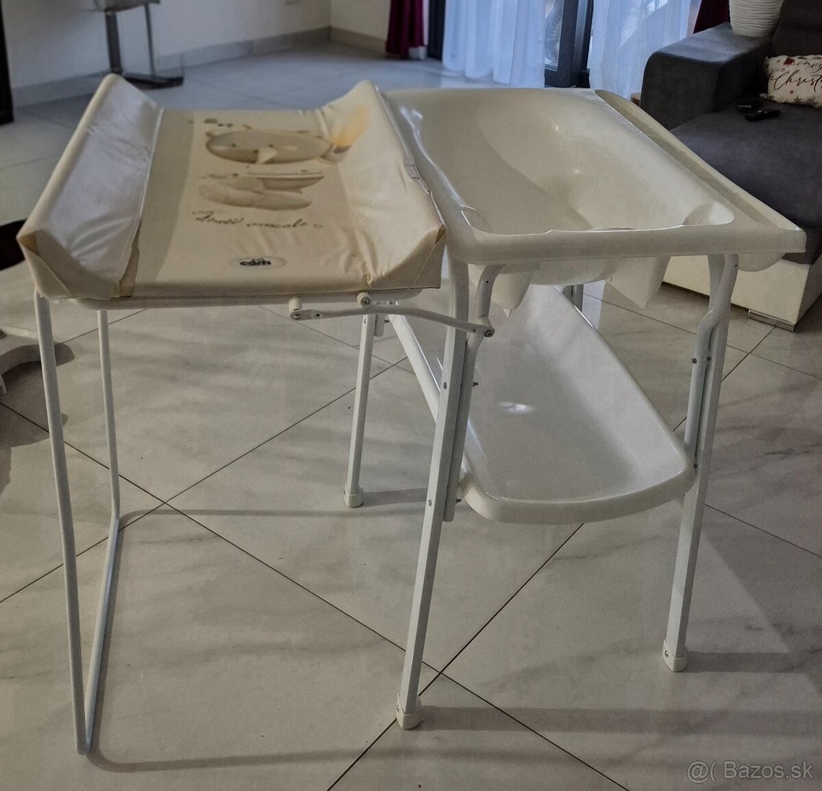 Prebalovaci pult s vaničkou - 3